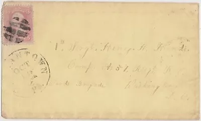 CIVIL WAR Cover To Soldier In 57th PA Inf  POW At GETTYSBURG ESCAPED From LIBBY • $19.99