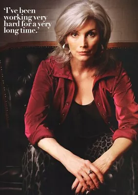 Emmylou Harris - Working Very Hard - Full Size Magazine Advert • £5.99