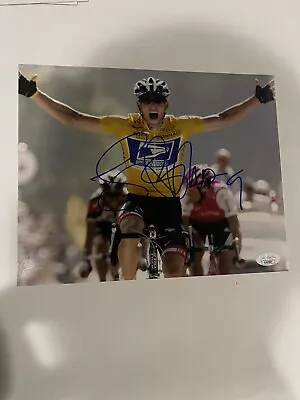 Lance Armstrong Signed 8X10 Photo Cycling JSA COA Autographed C • £285.04