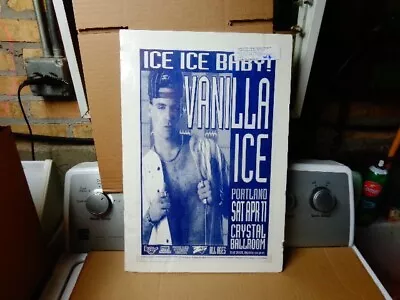 Vintage Vanilla Ice Serigraph Concert Poster New 11x17 Sealed • $44.99