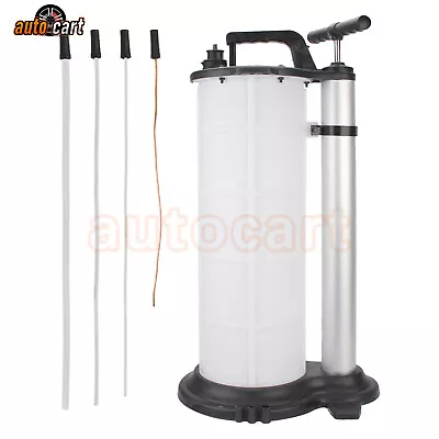 Oil Changer Fluid Extractor Manual Hand Operated Vacuum Transfer Pump 9 Liter • $51.98