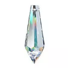 $8.99 • Buy 5 Clear 38mm Icicle Chandelier Crystals Asfour Lead Crystal Prisms