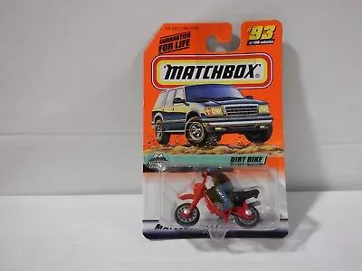 Matchbox Mattel Wheels Series 19 Dirt Bike #93/100 041921DMT2 • $10.39