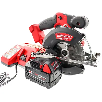 New Milwaukee 2782-20 M18 FUEL 5-3/8-Inch Metal Cutting Circular Saw 5.0 Ah Kit • $259