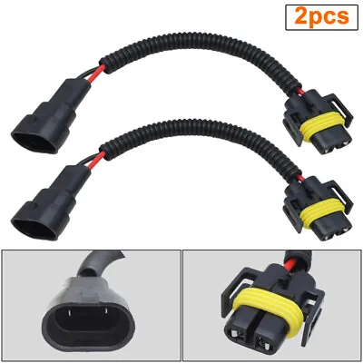2pcs 9006 To H11 Fog Light Headlight Conversion Pigtail Connector Wiring Harness • $6.98