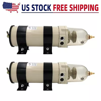 2pc 1000FH 1000FG Marine Diesel Fuel Filters Oil Water Separator Filter Racor RV • $108.90