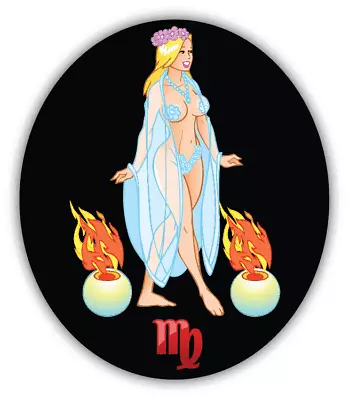 Virgo Horoscope Sign Sexy Car Bumper Sticker Decal • $2.75