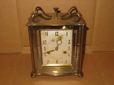 Vintage John Wanamaker Carriage ? Chime Clock Square Dial 8  Tall • $99.99