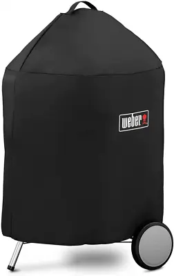 $45.99 • Buy Genuine Weber 7150 Premium 22in Charcoal Grill Cover All-Weather Polyester NIB