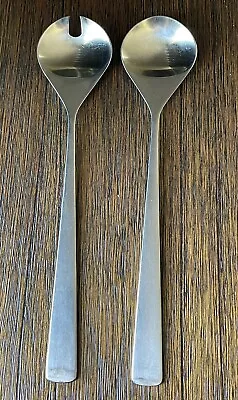 Norstaal MAYA Norway Stainless Flatware Mid Century Modern Salad Set • $249.99