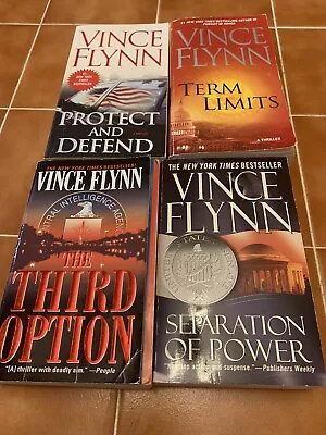 Vince Flynn Lot  Third Option Separation Of Power Term Limits Protect & Defen • $5.95