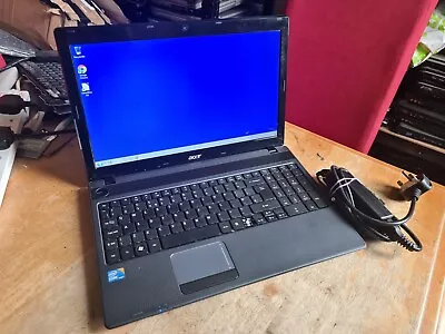 Quick Core I3 Win 7 Acer Laptop--500GB HDD + 4GB + Webcam-- FULLY WORKING (A6) • £69.99