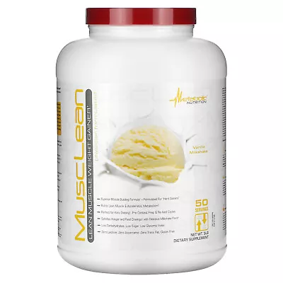 MuscLean Lean Muscle Weight Gainer Vanilla Milkshake 5 Lb • $107.99