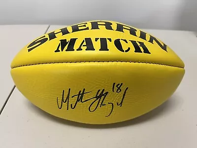 Matthew Lloyd Signed Sherrin Football Essendon Bombers AFL Collectors Item • $89.99
