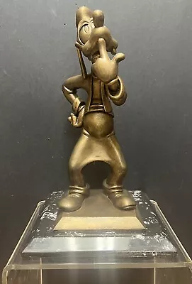 Disney Bronze Colored Goofy Statue * Extremely Rare * 1990's Disneyland • $235