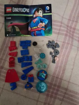 LEGO Dimensions 71236 Fun Pack DC Comics Superman No Packaging • $30