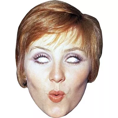 Lulu Retro Celebrity Card Face Mask - Ready To Wear - Fancy Dress • £1.45