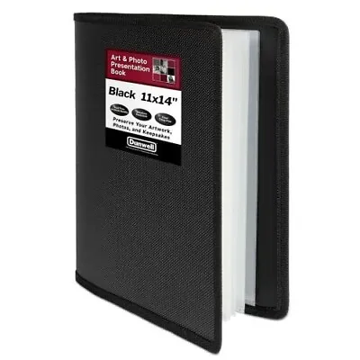 11 X 14 W Art Portfolio 24 Pockets Plastic Sheet Protectors Display • $30.59