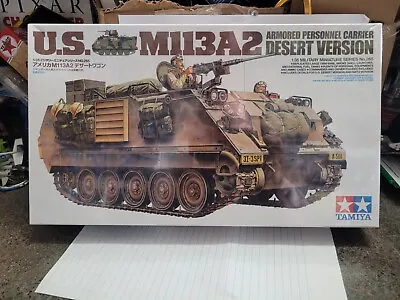 Tamiya 1/35 Scale US M113 A2 Desert Version Iraq 03 Armoured Personnel Carrier • $39.99