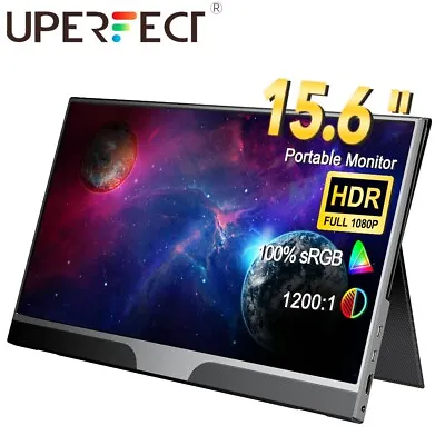 $189 • Buy USB C Portable Monitor Mini Monitor 15.6  Portable Screen HDMI 1920*1080 100%sRG