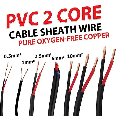 Automotive Battery Twin Core Cable Boat Electric Solar Panel 2 Sheath Wire 12V • $256.66