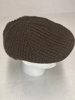 Woolrich Mens Flat Cap Brown Knitted Vintage Paperboy • $25