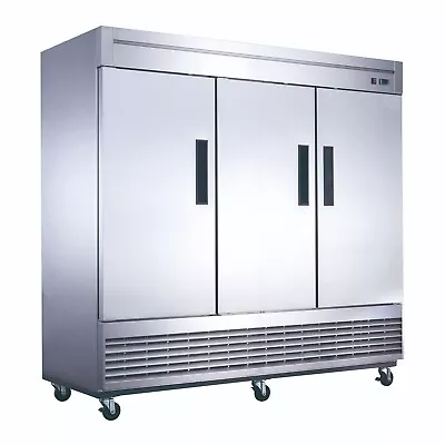 Reach-In Freezer Stainless Steel Commercial 3 Door Reach In Upright Cooler  • $4580