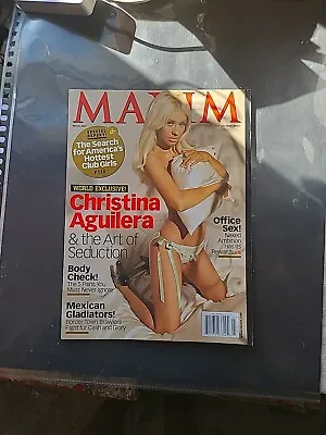 2007 March Maxim Magazine - Christina Aguilera Front Cover - E 3337 • $25