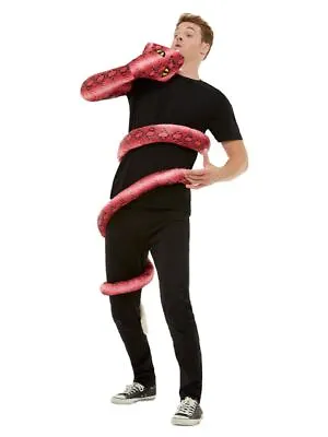 Adults Snake Hand Puppet Costume - Anaconda Serpent Halloween Fancy Dress Outfit • £28.85