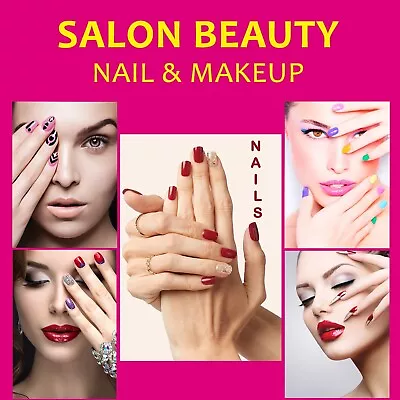 Nail Salon Manicure Beauty Posters Spa Advert Posters A5 A4 A3 A2 A1 - Print • £4.99