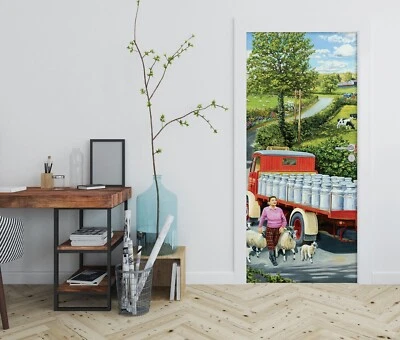 £71.73 • Buy 3D Milk A2446 Door Wall Mural Photo Wall Sticker Decal Trevor Mitchell Sin