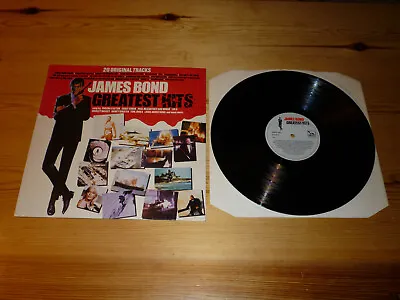 20 ORIGINAL JAMES BOND FILM / MOVIE THEMES VINYL ALBUM LP RECORD 33rpm NEAR MINT • £19.99