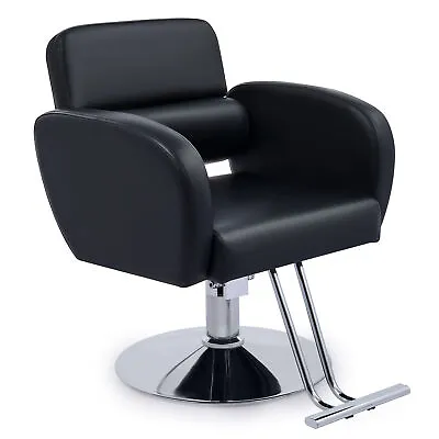 Classic 360° Swivel Styling Salon ChairBarber Chair Hairdressing  Adjustable UK • £99.99