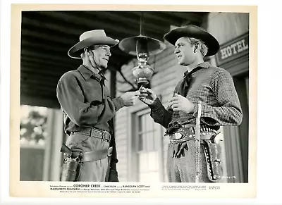 Vintage 8x10 Photo Randolph Scott In Coroner Creek 1948 Marguerite Chapman • $14.99