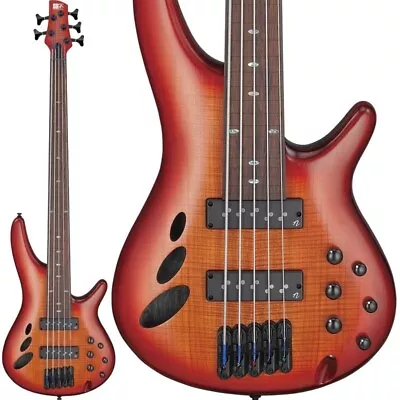 *NEW* Ibanez Bass Workshop SRD905F-BTL Fretless 5 String SS Panga Panga FB W/GB • $1505.42