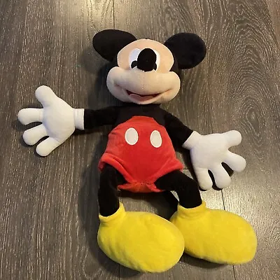 Disneyland Disney Park Mickey Mouse Plush Stuffed Animal 17” Large Rare EUC • $7.99