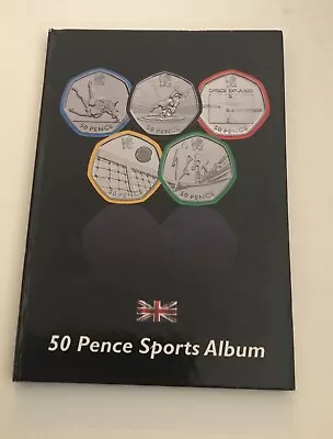 London 2012 Olympic 50p Sports Album & Full Set Of 29 Olympic 50p Coins. • £90