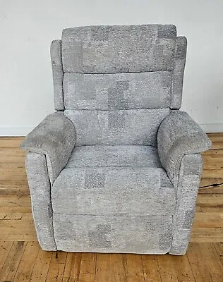 Lazy Boy Durham Lift & Rise Recliner Armchair Patchwork Grey RRP £1499 • £899.99