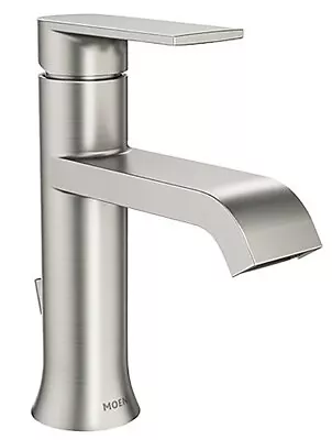 MOEN Genta Single Hole Single-Handle Bathroom Faucet Spot Resist Brushed Nickel • $60.99