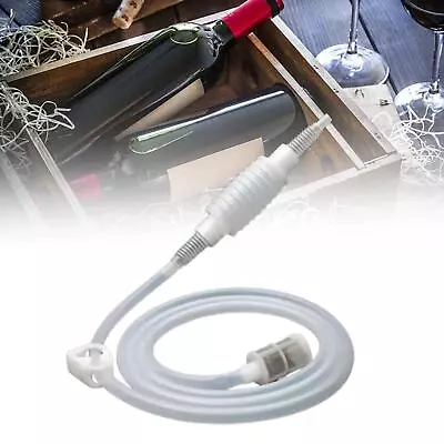 Siphon Tube 1.5M Tube Oil Extractor Pump Portable Manual Brewing Siphon Pump • $15.40