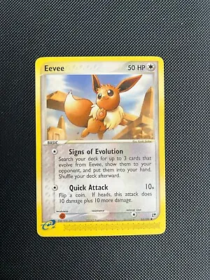 Pokemon TCG Eevee 63/100 Ex Sandstorm Non-Holo LP. • £2.50