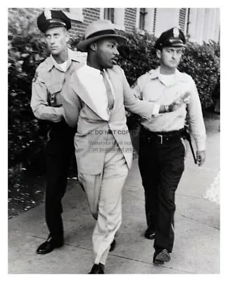 Martin Luther King Jr. Being Arrested In Public 8x10 Photograph Reprint • $8.49