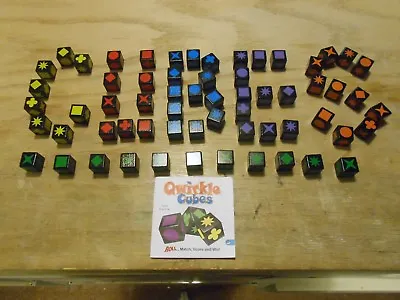 Quirkle/Qwirkle Cubes REPLACEMENT PIECE/CUBE Red Orange Blue Yellow Green Purple • £1.42