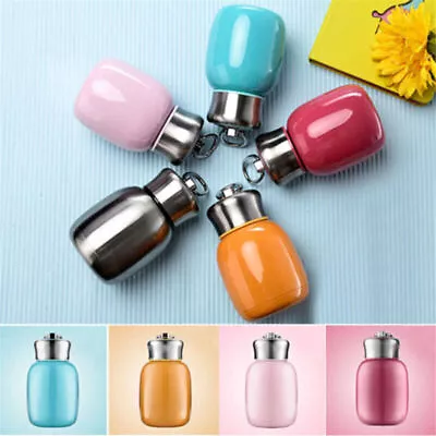 Mini Thermos Cup Travel Drink Mug Coffee Cup Small Stainless Steel Vacuum Flask • £10.69