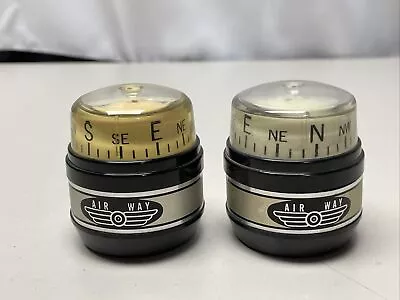 Vintage Lot Of 2 AIRWAY Compass Car Auto HotRod Rat Classic • $29.95