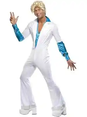 ABBA DISCO MAN COSTUME ALL IN ONE. Fancy Dress Costume • £39.99