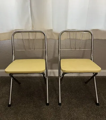 Mid Century Modern Kids Folding Chair 1950s Vintage Kids Chairs • $55