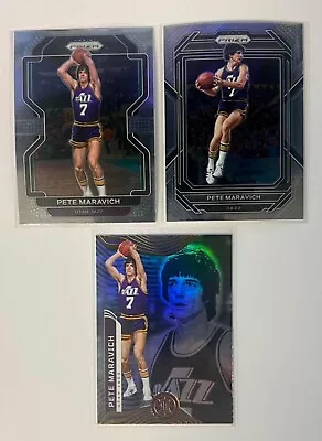 Pete Maravich 4 Card Panini Lot Prizm/Illusions- Pistol Pete!!! • $1.59