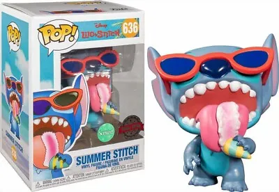 Funko Pop Disney Lilo & Stitch Summer Stitch Figure W/ Protector Special Edition • $20
