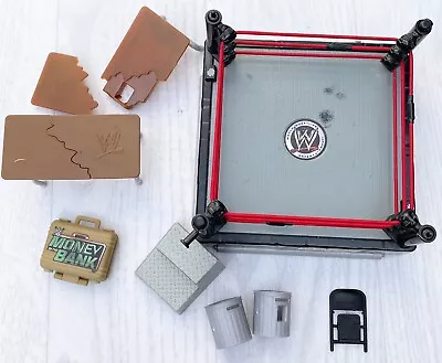 £15.99 • Buy Wwe Jakks Micro Mini Wrestling Ring Fr Figure Kid Toy Chair Money Case Table Can
